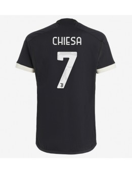 Juventus Federico Chiesa #7 Ausweichtrikot 2023-24 Kurzarm